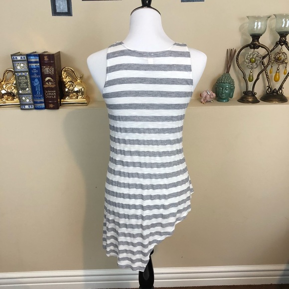 LF Emma & Sam Striped Asymmetrical Tank Sz M - Picture 3 of 5